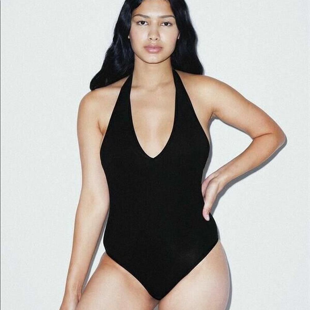American apparel halter bodysuit